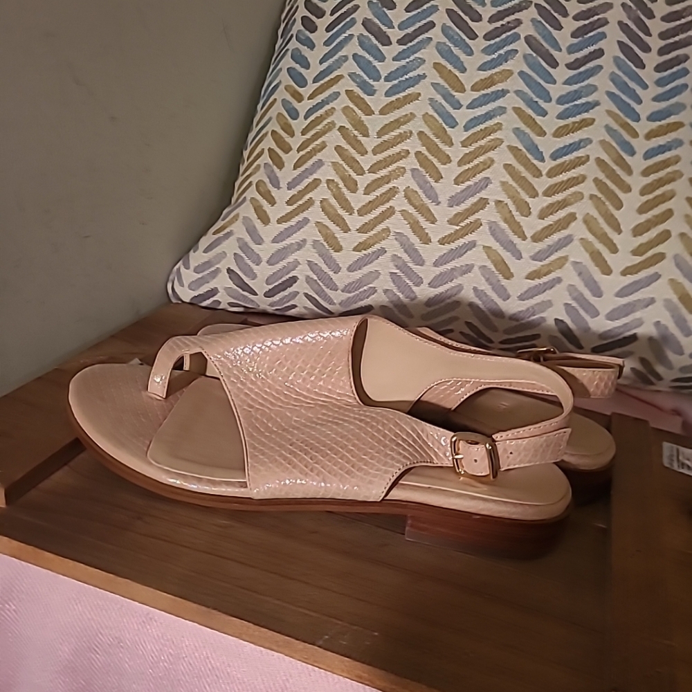 Naturalizer 27 Edit Emma Slingback Sandals, Python Natural - Picture 5 of 6